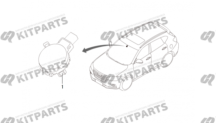 Датчик свет / дождь Haval H2
