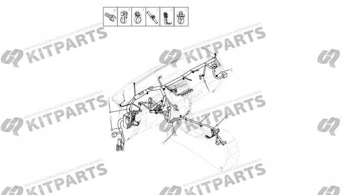 DASH BOARD WIRE HARNESS Geely Emgrand X7