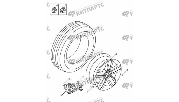 Запасное колесо Geely