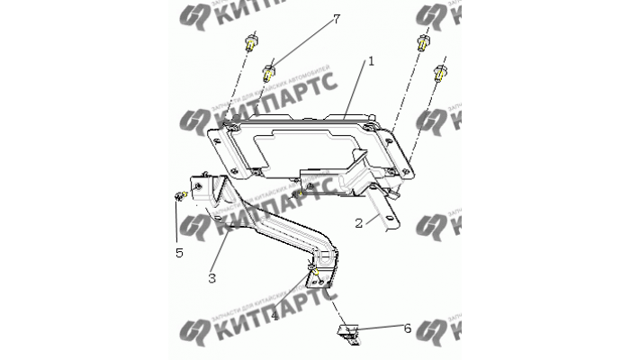 Блок управления двигателем Geely MK